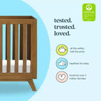 daVinci Otto 3-in-1 Convertible Mini Crib with 4 Mattress