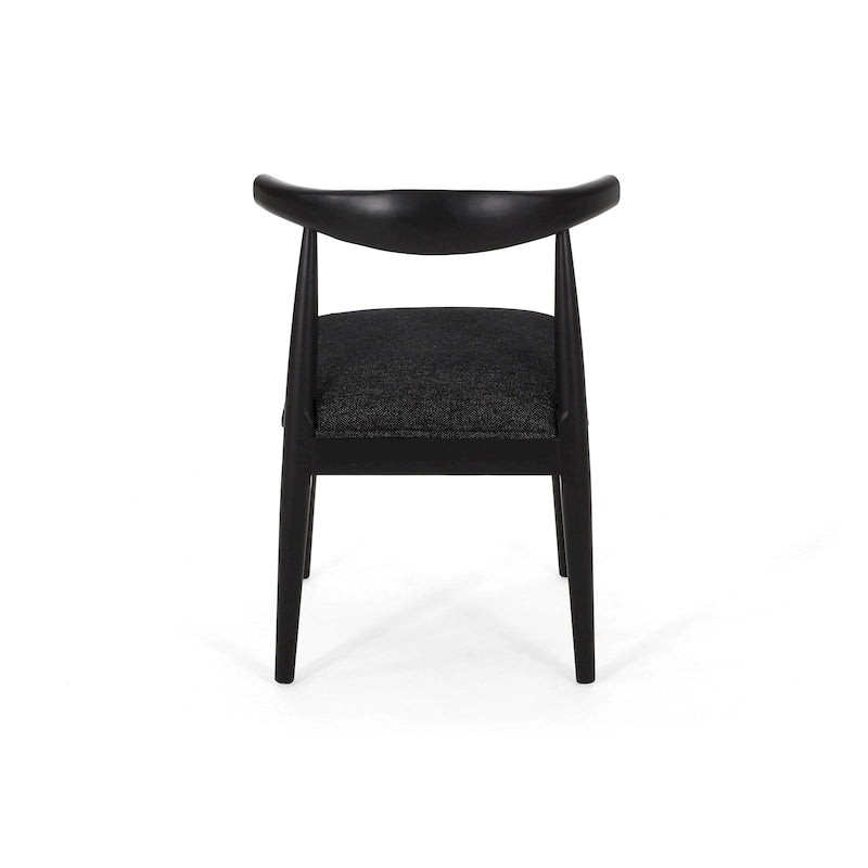 Cortina Fabric and Rubberwood Dining Chairs (Set of 2) by Christopher Knight Home