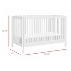 Babyletto Swell 4-in-1 Convertible Crib with Toddler Bed Conversion Kit