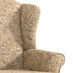2 Set Traditional Wingback Accent Chairs Upholstered Armchair