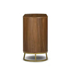 Modern 6-Drawer Dresser with Live Edge Design, Metal Base & Durable Mixed Wood Construction