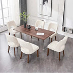 Set of 4 Fabric-upholstered Dining Chairs