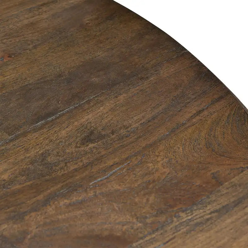 60 Round Weathered Mango Dining Table