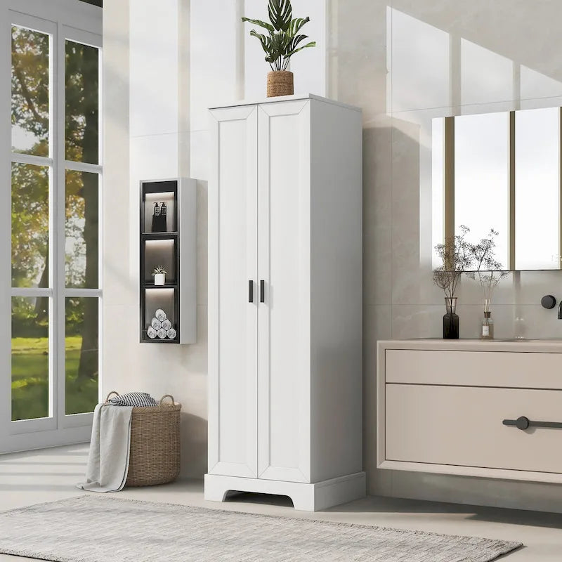 Storage Cabinet with Two Doors for Bathroom