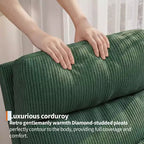 Modern Soft Rocking Chair with Pillow & Side Pockets, for Living Room, Bedroom