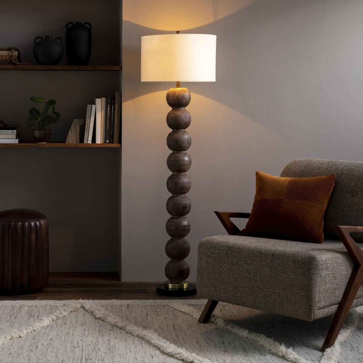 Becke Bubble Transitional Floor Lamp