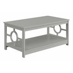 Ring Coffee Table with Shelf