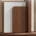 Wooden Vertical Narrow Rotating Bookcase