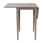 Espresso Drop Leaf Dining Table, Seats 4