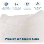 Chenille Fabric Modular Love Seat Sofa, 2-Seater Cloud sofa with High Resilience Sponge, Small Space Boneless Sofa