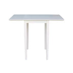 Espresso Drop Leaf Dining Table, Seats 4