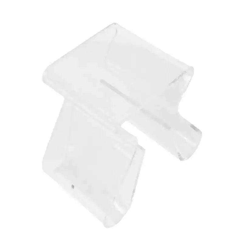 Magino Stool and Magazine Rack Clear: Shatter-Proof Acrylic, No Assembly Required