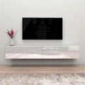 Berno 71-in. Modern Glossy Wall-mounted Floating TV Stand
