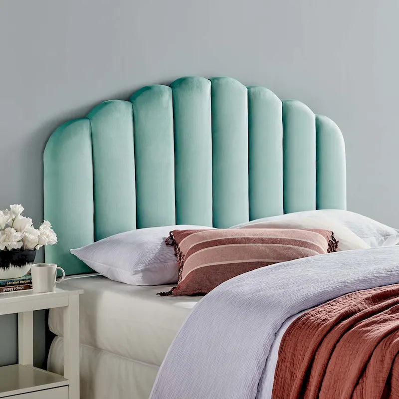 Veronique Twin Performance Velvet Headboard