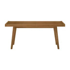 Plank+Beam Entryway Bench, Solid Wood End of Bed Bench for Bedroom, Hallway, Porch, 41.25
