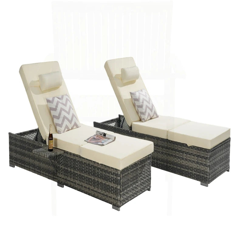 Outstanding Outdoor Chaise Lounge Chair Set for Relaxation and Leisure