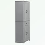 Bathroom Storage Cabinet with Doors and Drawer