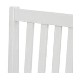 Set of 4 Solid Wood Slat-Back Dining Chairs, Sturdy Frame, Classic Design, Easy Assembly