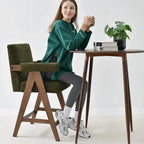 Contemporary Upholstered Counter Height Stools Single