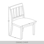CraftPorch Classic 7-piece Wooden Dining Set