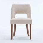 Set of 4 Fabric-upholstered Dining Chairs
