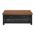 The Gray Barn Downington Solid Wood 2-Drawer Coffee Table