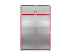 Seville Classics UltraHD 2-Piece Extra-Wide Storage Cabinet Set, 60 x 24