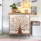 2-Door Accent Wood Storage Cabinet