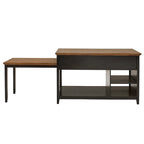 Eleanor Two-Tone Antique Finish Extendable Kitchen Island with 3 Drawers by iNSPIRE Q Classic
