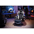 Gaming Recliner - Reclining Gaming Chair with Footrest