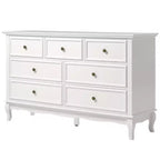 7 Drawer Dresser with Solid Wood Legs