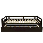 Extending Daybed with Trundle, Wooden Daybed with Trundle