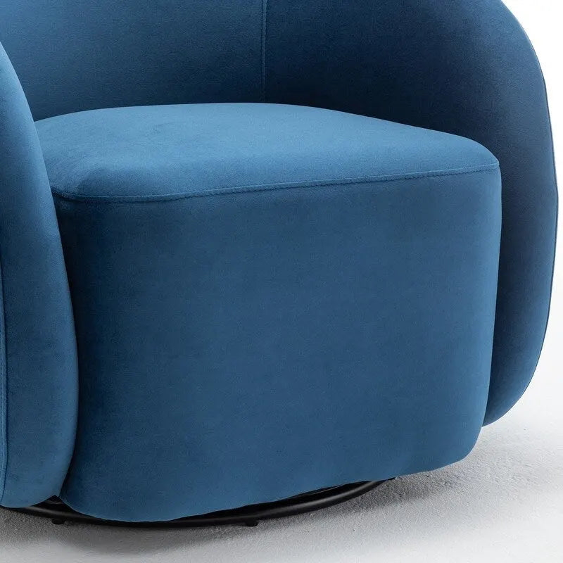 Modern Swivel Barrel Accent Chair