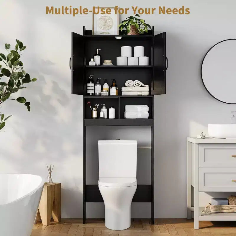 Over The Toilet Storage Cabinet,FreeStanding Bathroom Organizers for Bathroom,Restroom,Laundry