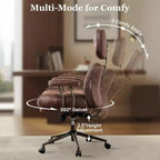 HOMLUX High Back Executive Office Chair Recline Function Ergonomic Desk Chair with Comfy Lumbar & Neck Support