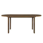 7pcs Oval Dining Table Set Dining Set for 6, 71 Large Family Kitchen Table Set with 6 Padded Dining Chairs, Walnut - Christopher Knight Home