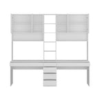 Work and Play Desk with Shelving - Ideal for Gamers and Professionals