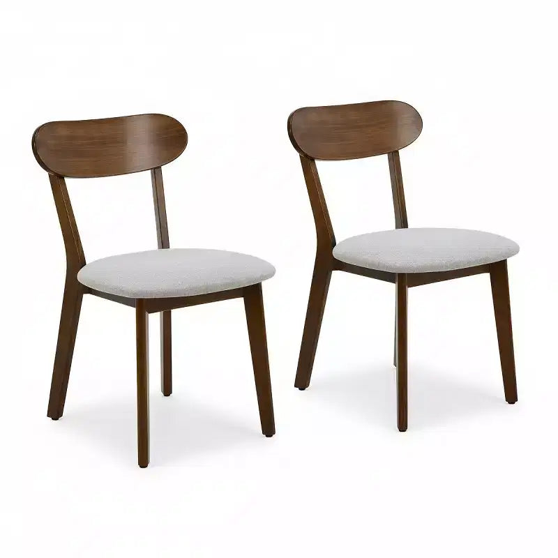 Mid Century Modern Solid Wood Dining Chairs Set of 2, Kitchen Chairs for Dining Room, Restaurant, or Living Room-Panipeachy