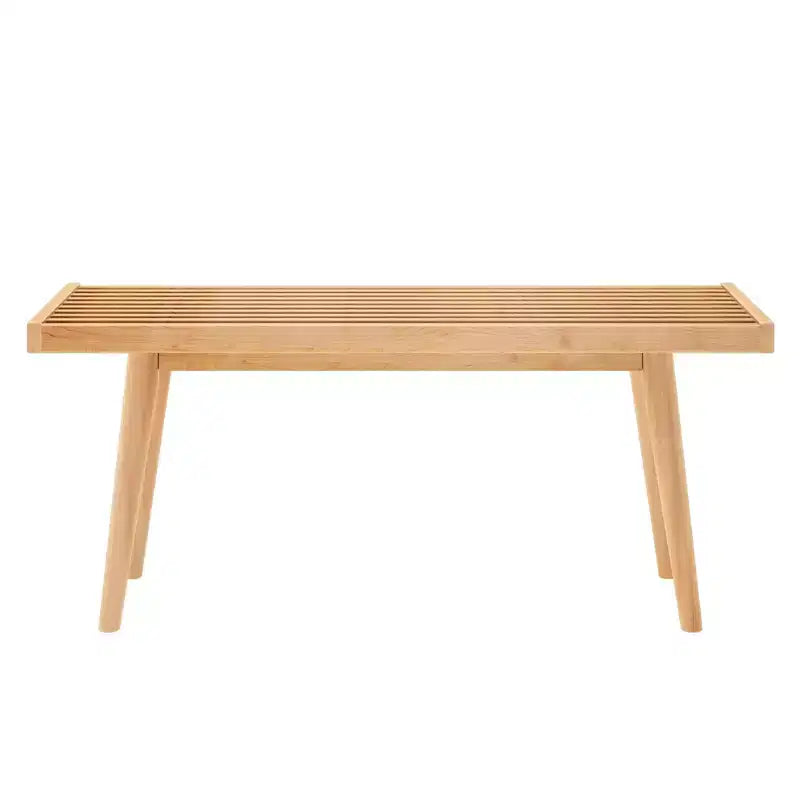 Plank+Beam Entryway Bench, Solid Wood End of Bed Bench for Bedroom, Hallway, Porch, 41.25