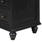Wood 3-Drawer Storage Cabinet with Pull-Out Tray - 16.90 x 28.00 x 28.10