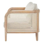 Christopher Knight Home Maciej 3 Piece Outdoor Rustic Acacia Wood and Rattan Seating Set