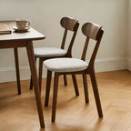 Mid Century Modern Solid Wood Dining Chairs Set of 2, Kitchen Chairs for Dining Room, Restaurant, or Living Room-Panipeachy