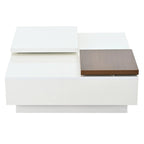 Modern Square Wood Coffee Table