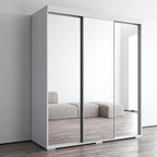 Strick & Bolton Suger 3-door Mirrored Armoire