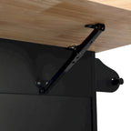 TOPMAX Kitchen Island Set with Drop Leaf and 2 Seatings, Dining Table Set with Adjustable Shelf, Drawers and Towel Rack