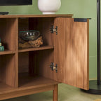 Middlebrook Modern Reeded 60-inch TV Stand with Rounded Edges