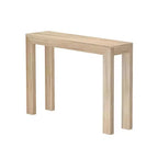 Plank+Beam 46 Modern Solid Wood Console Table, Narrow Entryway Table, Behind The Couch