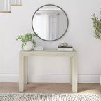 Plank+Beam 46 Modern Solid Wood Console Table, Narrow Entryway Table, Behind The Couch