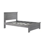 Plank+Beam Farmhouse Full Size Bed Frame with Headboard, Solid Wood Platform Bed