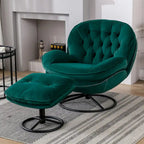 Accent chair TV Chair Living room Chair with Ottoman